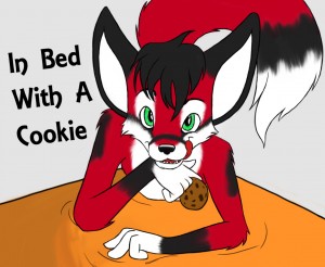 In bed with a cookie copy